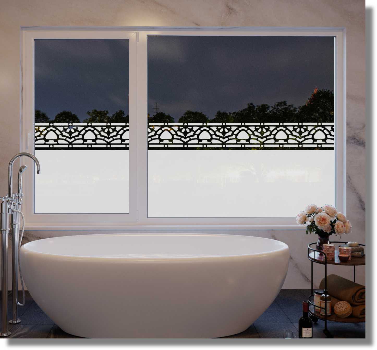 Fensterfolie Bad: Sichtschutzfolie für Badezimmer
